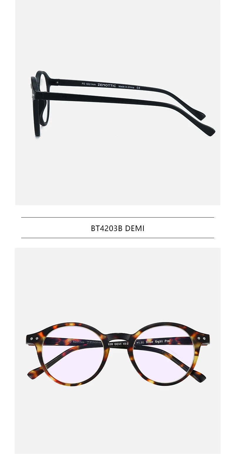 ZENOTTIC  Anti Blue Light Blocking Reading Glasses Women Men Anti-Glare Presbyopic Computer Eyeglasses Diopter from +0 to +4.0