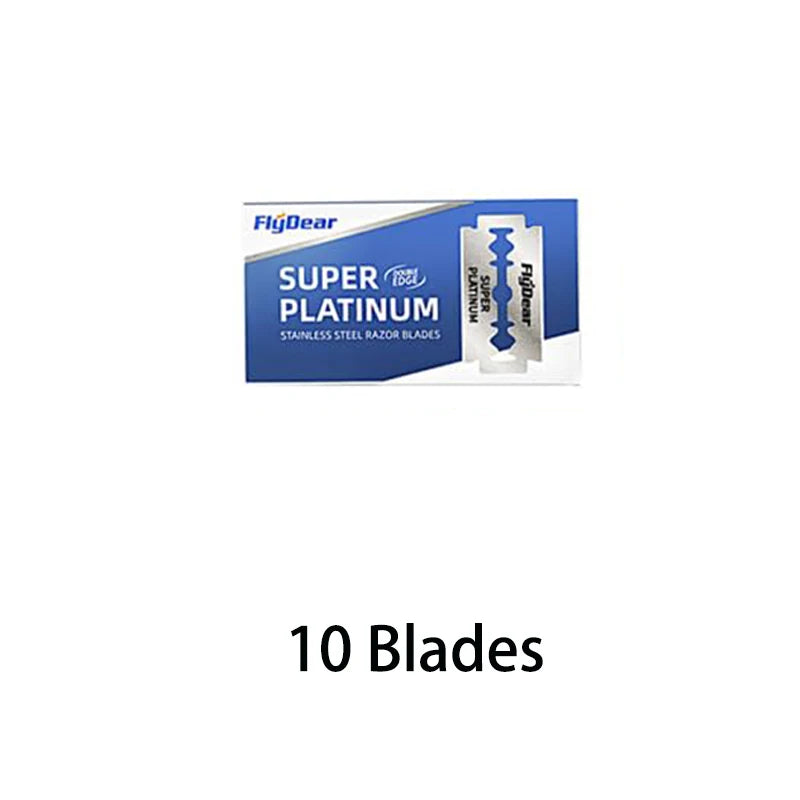 barber shop tools Stainless steel razor blade cuchillas de afeitar old-fashioned manual double-sided razor blade hairdressing