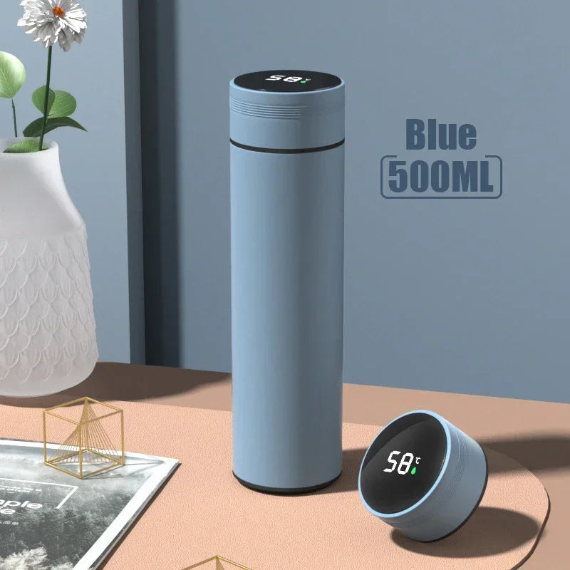 500ML Temperature Display Thermos Cup Stainless Steel Divided Thermos Bottle Outdoor Vacuum Insulated Cup Father's Day Gift - Shoppiline