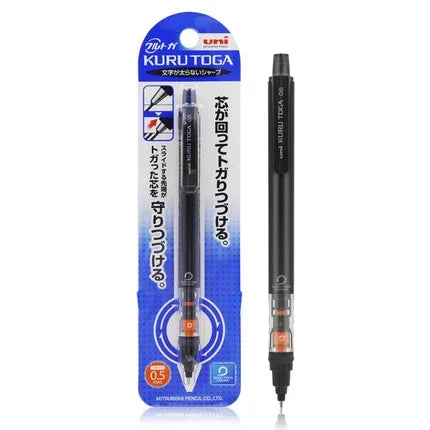 Janpan UNI Kuru Toga Mechanical Pencil M5-452 Drawing Pencil 0.5mm Low Center of Gravity Automatic Rotation School Supplies