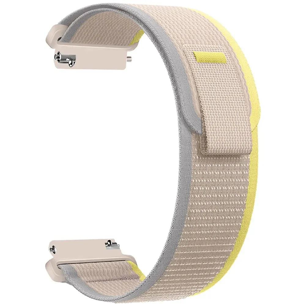 Nylonarmband für HaiWei Galaxy Watch 7 6 5 4 40mm 44mm Classic/Active/Gear S3 Frontier 20mm 22mm Sport Loop Armband Amazfit GTS 3 4