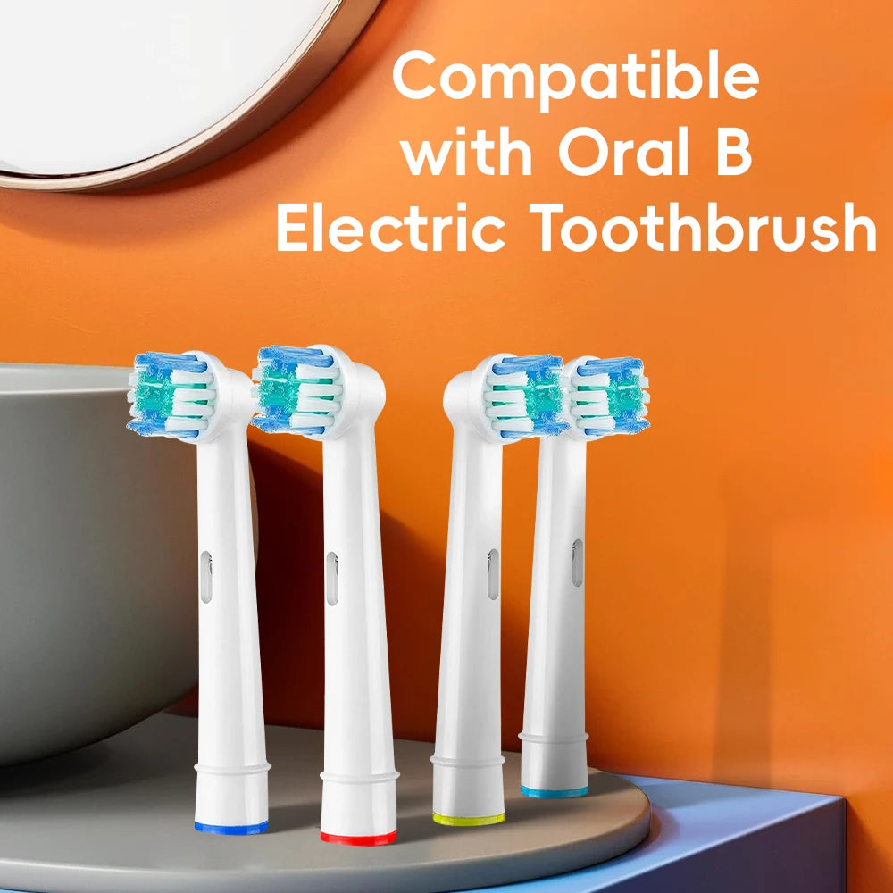 Replacement Toothbrush Heads Compatible with Oral B Braun Electric Toothbrushes Brush Head Refills 1000 1500 3000 7000 7500 8000