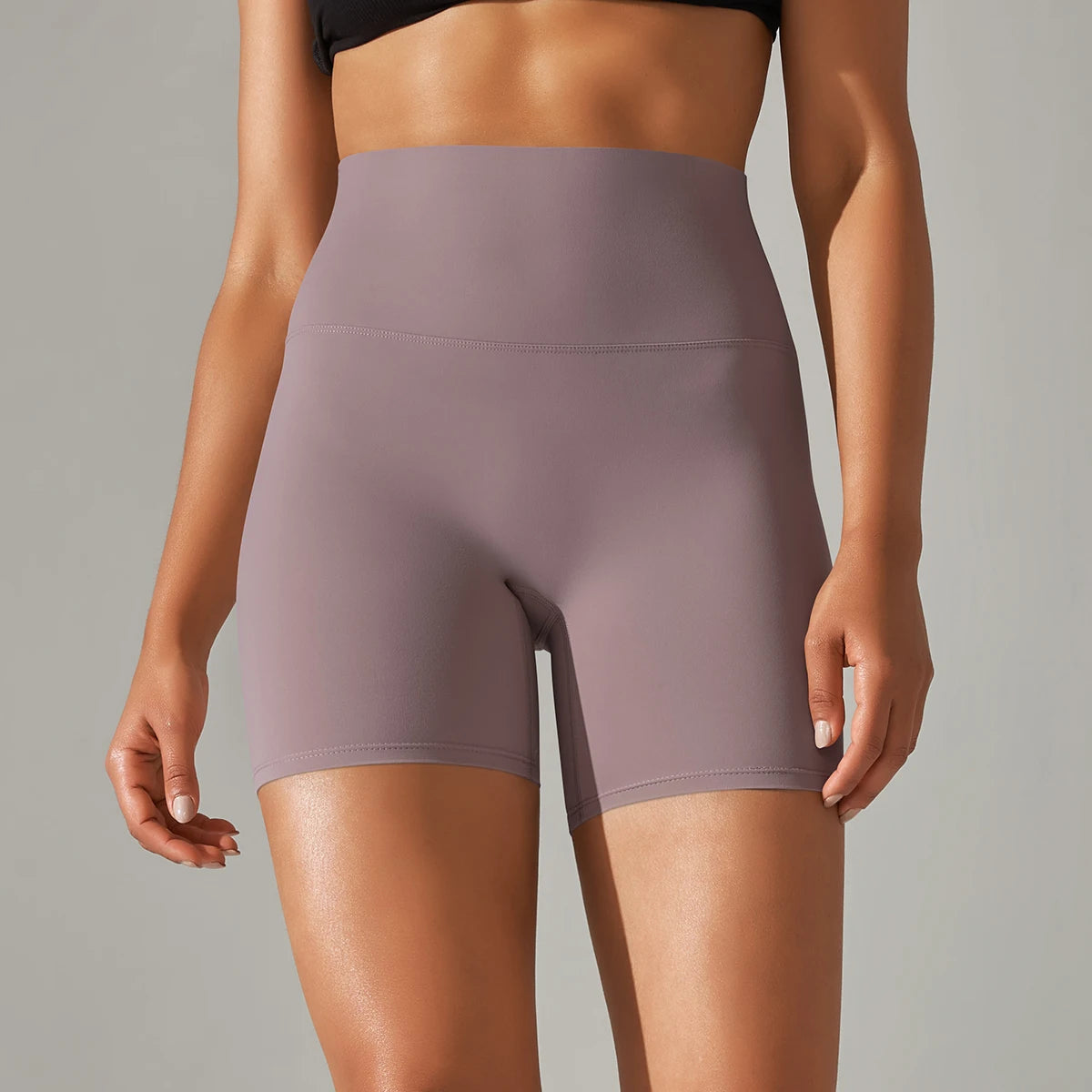 1PC Yoga Shorts Women Fitness Shorts Running Cycling Shorts Breathable Sports Leggings High Waist Summer Workout Gym Shorts