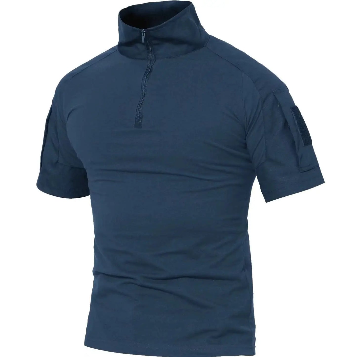 TACVASEN Men's Short Sleeve T-Shirts With Zipper Pockets Mens Summer Solid T Shirts Safari Tee Shirts Hiking Work Clothing - Shoppiline