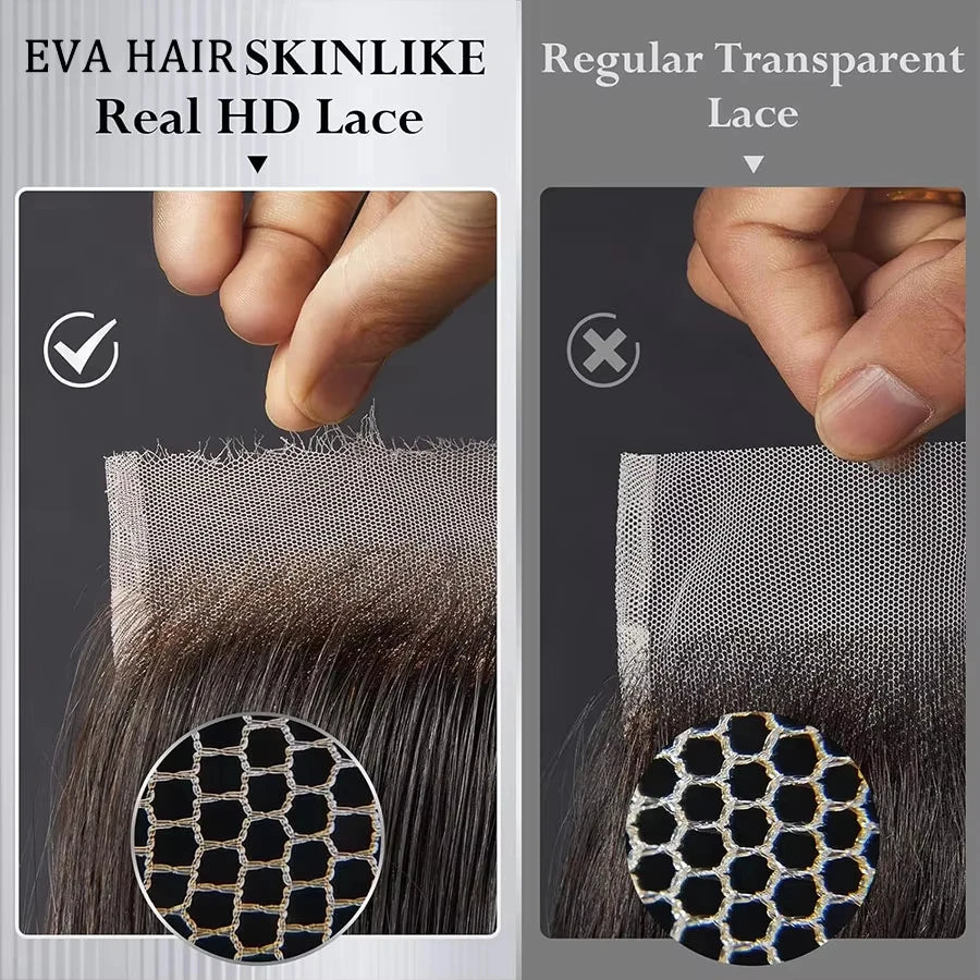 Eva 5x5 Hd Lace Closure Straight 13x4 Lace Frontal Closure Hand Tied Human Hair Closures Free Part Hd Lace Closure Pre Plucked