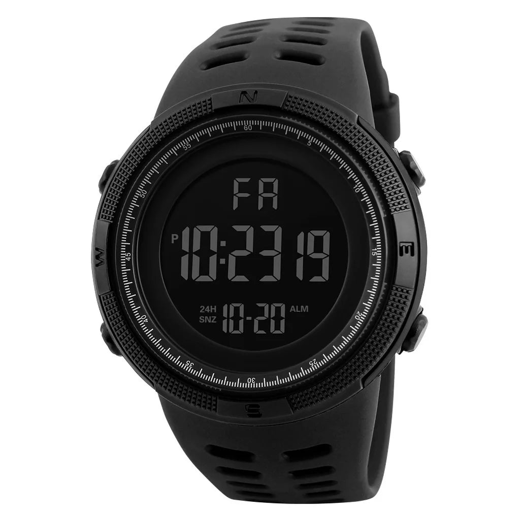 Elektronische Uhr für Herren, Militär-Sportuhren, leuchtende Multifunktions-LED-Digital-Armbanduhr für Männer, Kinder, Jungen, Studenten, Jugendliche