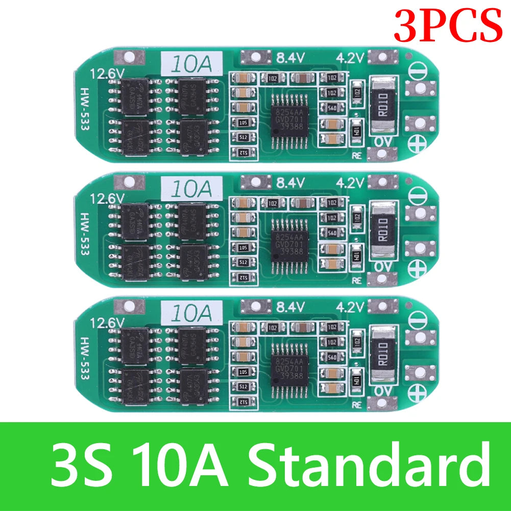 BMS 3S/4S 5A 10A 20A 25A 40A 60A Li-ion Lithium Battery Charger Protection Board 18650 For Drill Motor 12V with Enhance/Balance - Shoppiline