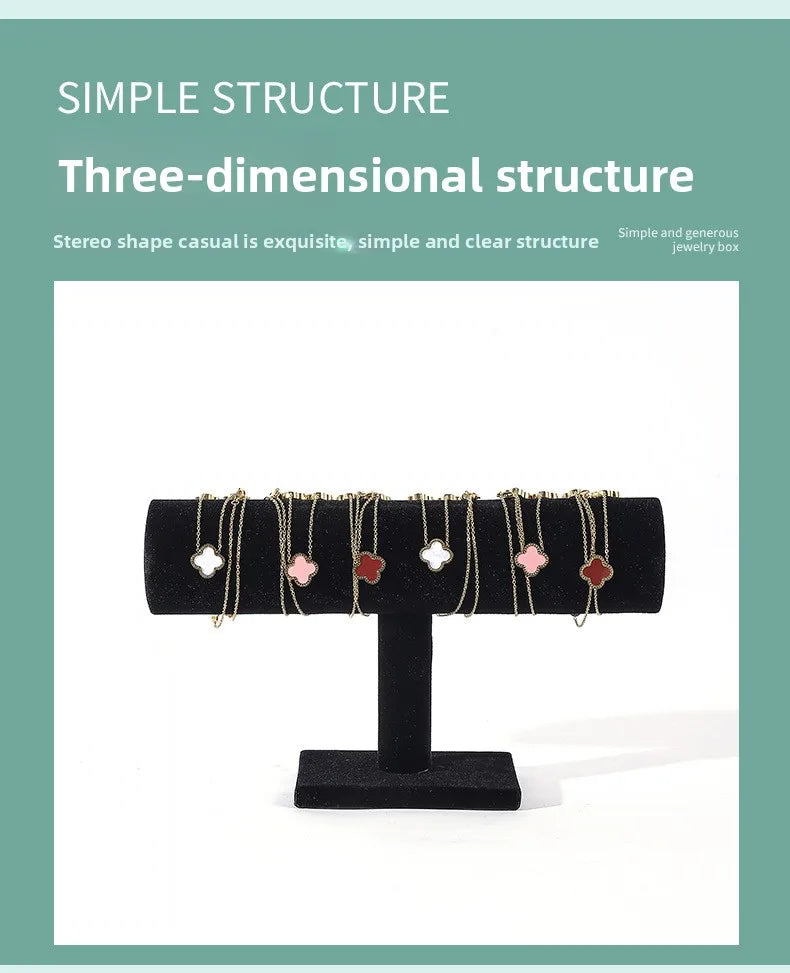 Jilai Flannel Single-layer Bracelet Rack Jewelry Watch Bracelet Rack Display Jewelry Display Rack