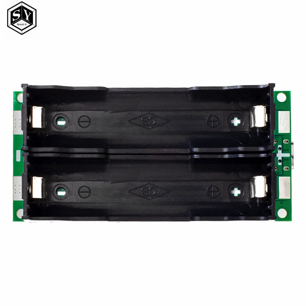 Type-C 15W 3A 18650 Lithium Battery Charger Module DC-DC Step Up Booster Fast Charge UPS Power Supply / Converter 5V 9V 12V