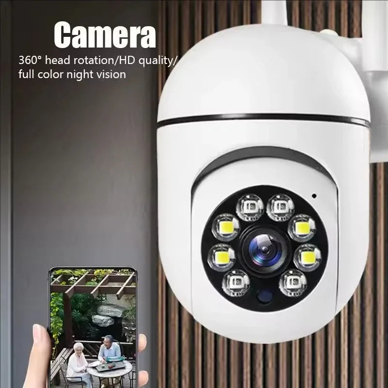 3MP WiFi Camera Home PTZ IP Camera Auto Tracking Security CCTV Camera Color Night Audio Wireless Surveillance Camera - Shoppiline