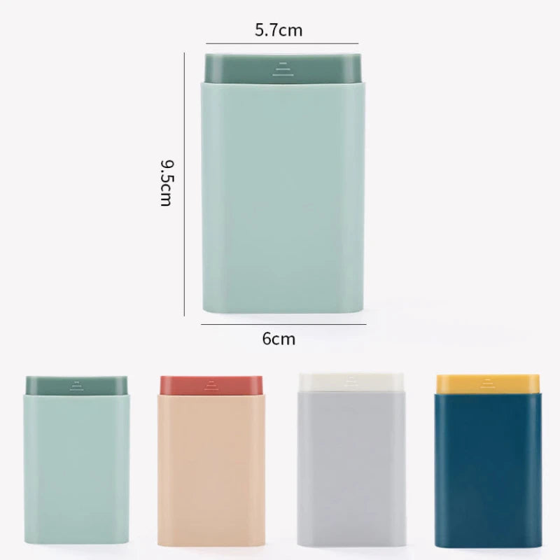 Mini Kleiner tragbarer Reise-Vitaminbox Pillendosen Behälter Organizer Aufbewahrung Tablette 7 Tage 6 Fächer Medizin Fischöle
