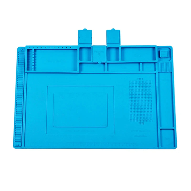 Silicone Soldering Mat Pad Desk Platform  for Welding Station Iron Phone PC  Repair Magnetic Heat Insulation No Lead S-160