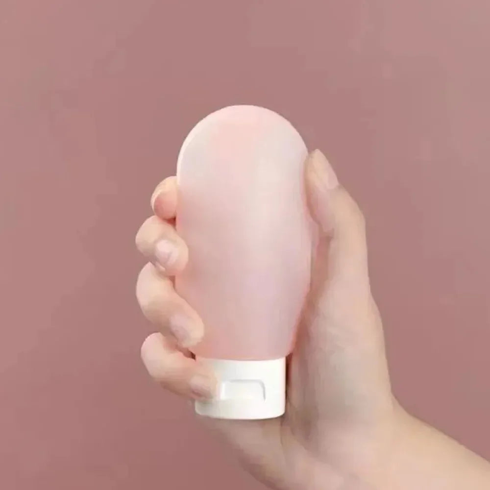 Refillable water bottle, soft silicone squeeze tube packaging empty bottle, wholesale supply