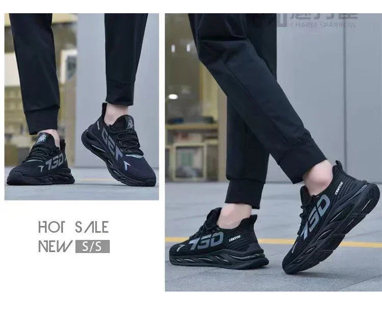 Autumn Lightweight Anti-odor Men's Shoes Breathable Mesh Sneakers Comfortable Fashionable Versatile Shoes Men's Casual Shoes - Shoppiline