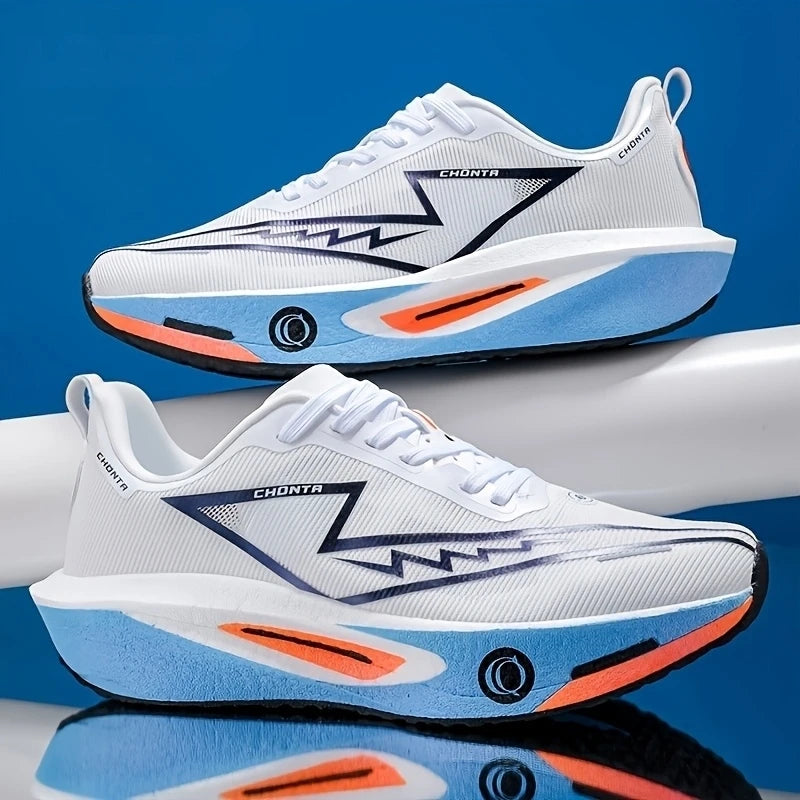 Herren Modische Lässige Bequeme Sportschuhe - Atmungsaktives Obermaterial aus Stoff, rutschfeste, verschleißfeste, stoßdämpfende Sohle, runde Zehenpartie, zum Schnüren, lässige Laufschuhe, geeignet für alle Jahreszeiten