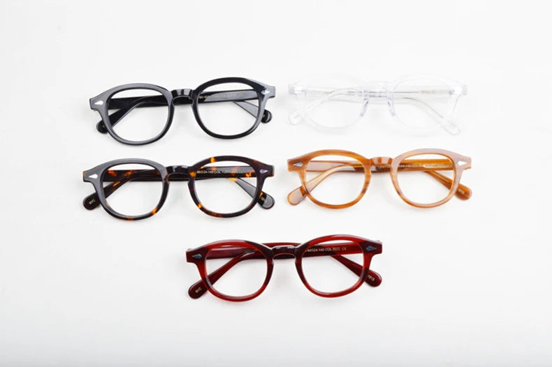 Johnny Depp Lemtosh Eyeglasses Frame Men Optical Glasses Women Computer Goggles Clear Lens Luxury Brand Vintage Acetate Frame