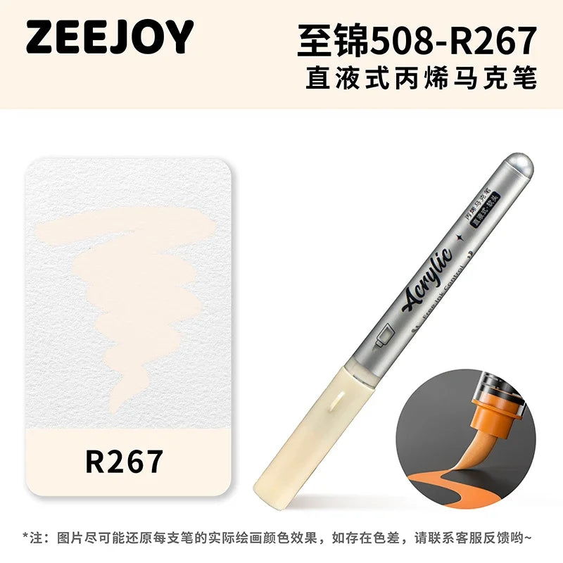 ZEEJOY 120/12/1 Colors Direct Liquid Acrylic Marker Pens Waterproof Pen Soft Brush Nib for Manga School Art Supplies Stationery