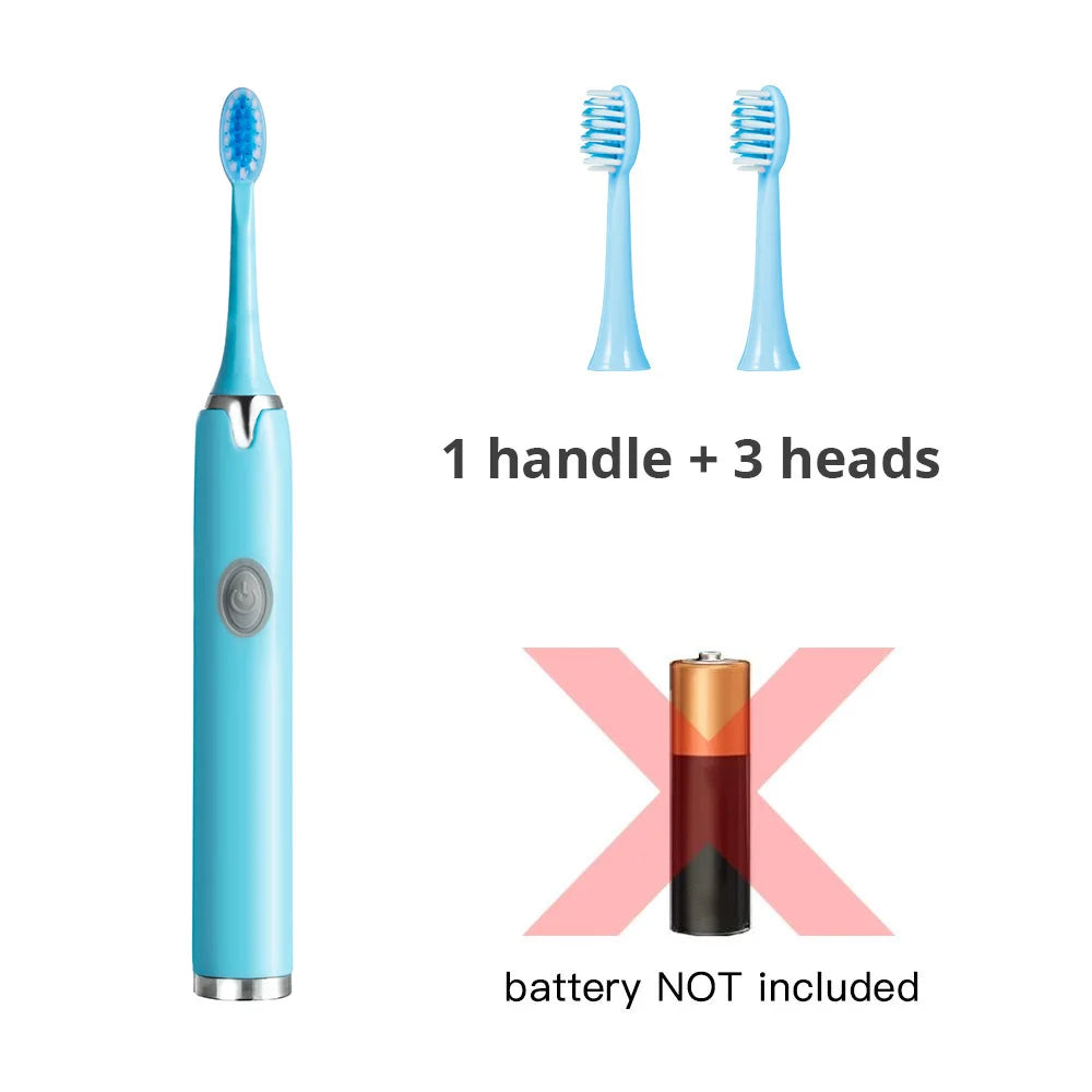 Tongwode Sonic Electric Toothbrush IPX7 Waterproof Adult Couple Home Use Soft Bristle Replaceable With 6 Tooth Brush Heads
