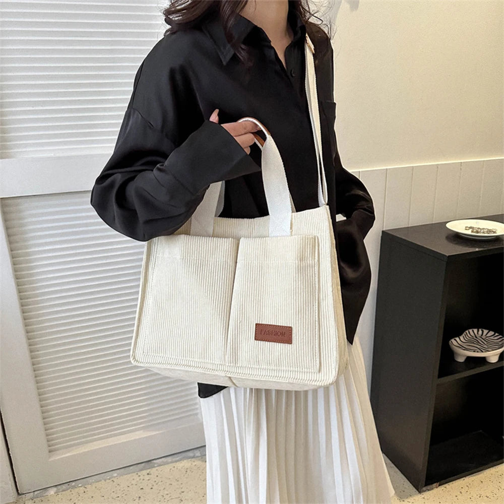 Damenhandtasche, neue modische Canvas-Umhängetasche mit großem Fassungsvermögen, Crossbody-Tasche, Pendeltasche  zwq