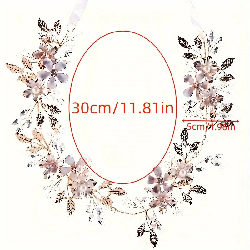 Handmade Crystal Hair Vine Headband Fashion Rhinestone Hairband Tiara Bridal Wedding Hair Accessories Jewelry  Hairband Tiara