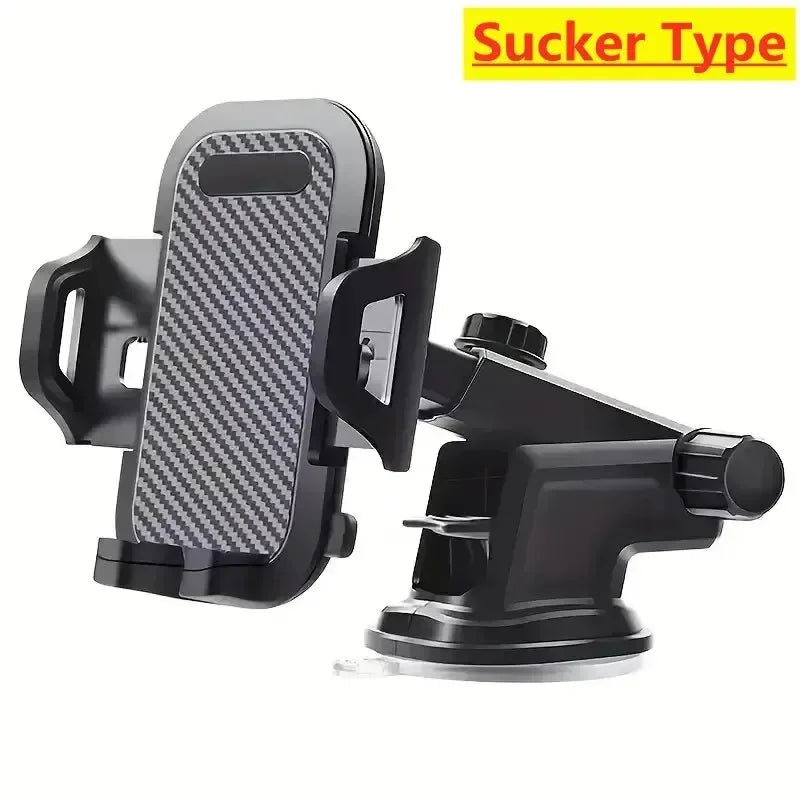 360° Rotatable Car Phone Holder Universal Windshield Suction Cup & Air Vent Mount Stand for Cellphone Stable Car Phone Bracket