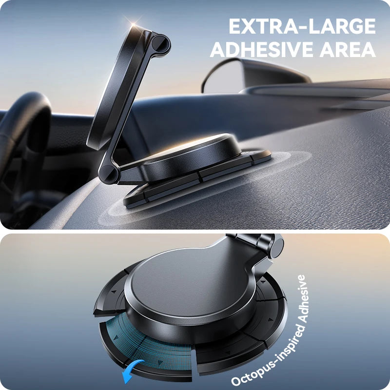Joyroom Magnetic Car Mount N55 Strong Magnet 15W Wireless Charging 360° Rotation Foldable Phone Holder Fast Car Charger JR-ZS408 - Shoppiline