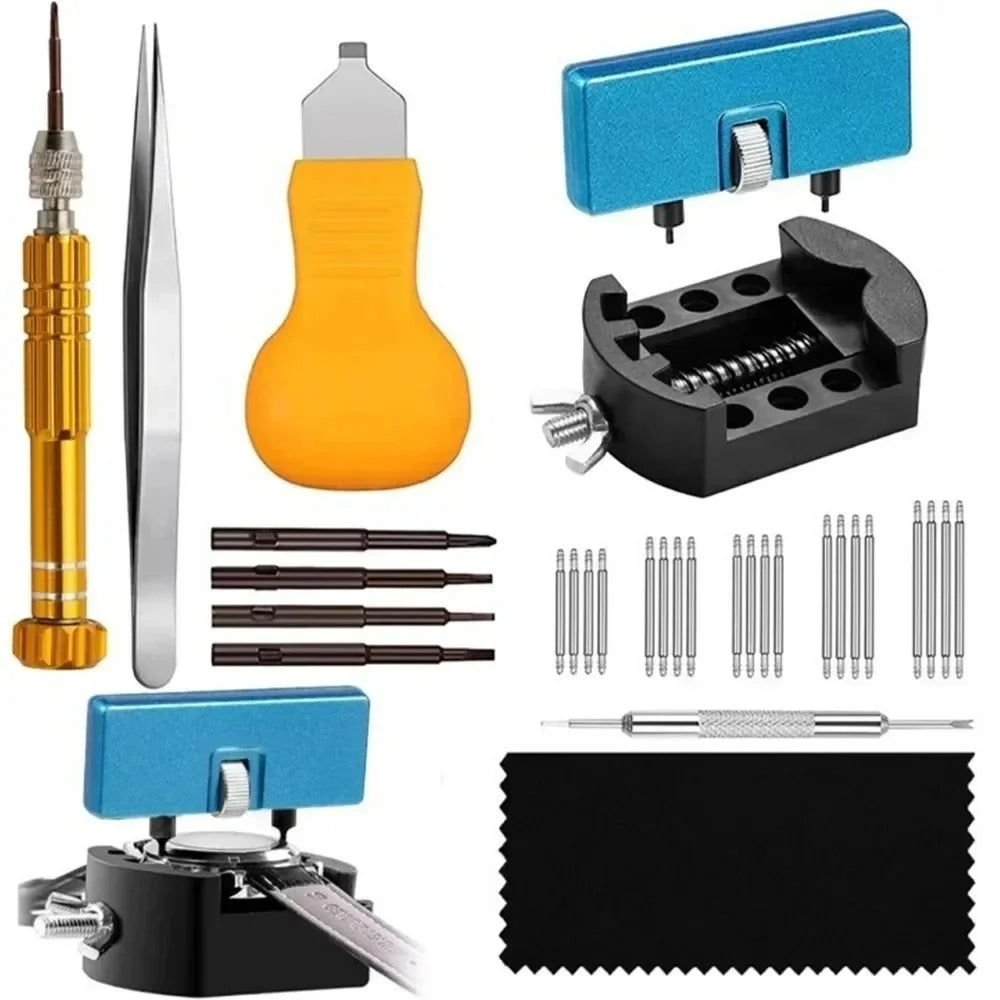 3 in 1 Repair Tool Set Watch Back Remover Tool Adjustable Opener Back Case Remover Watch Case Back Opener Repair Remover Holder