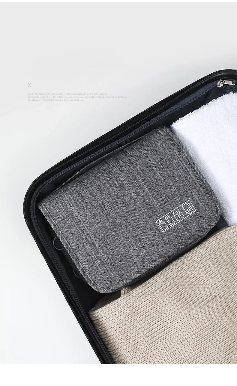1PC Oxford Fabric Men Business Portable Storage Bag Toiletries Organizer Women Cosmetic Bag Waterproof Hanging Travel Wash Pouch