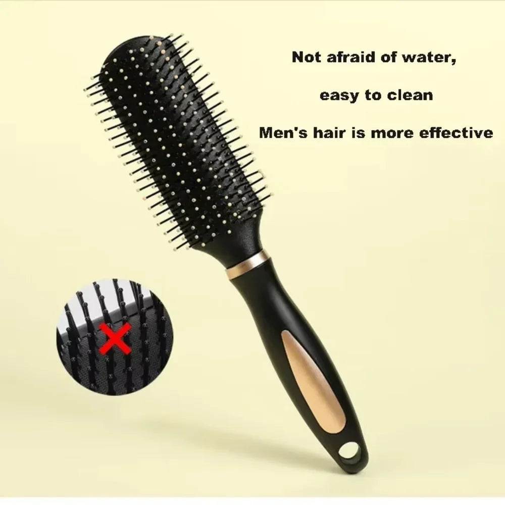 Air Cushion Hairbrush Scalp Massage Comb Soft Nylon Bristle Anti-static Detangler Brush For Wet Dry Straight Curly Hair Salon