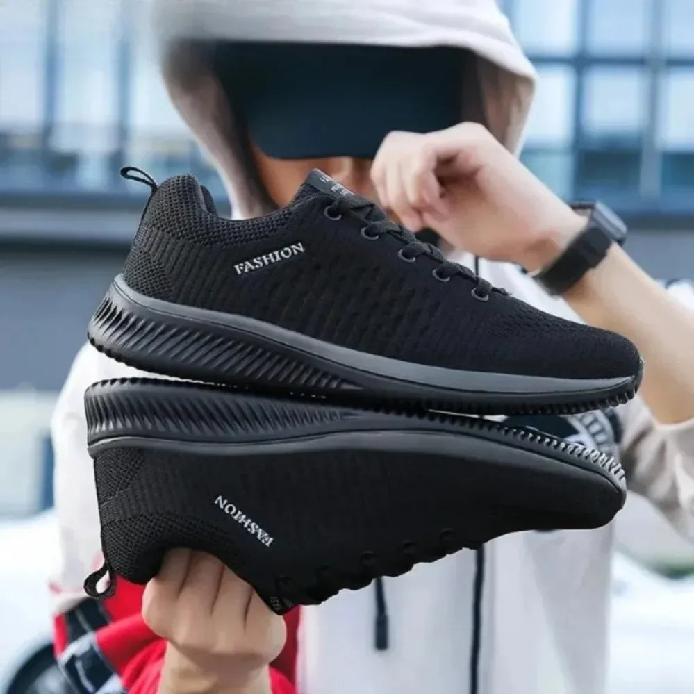 2026 Men Running Walking Knit Shoe Casual Sneakers Breathable Sports Running Athletic Gym Lightweight Outdoor Women Shoes Size