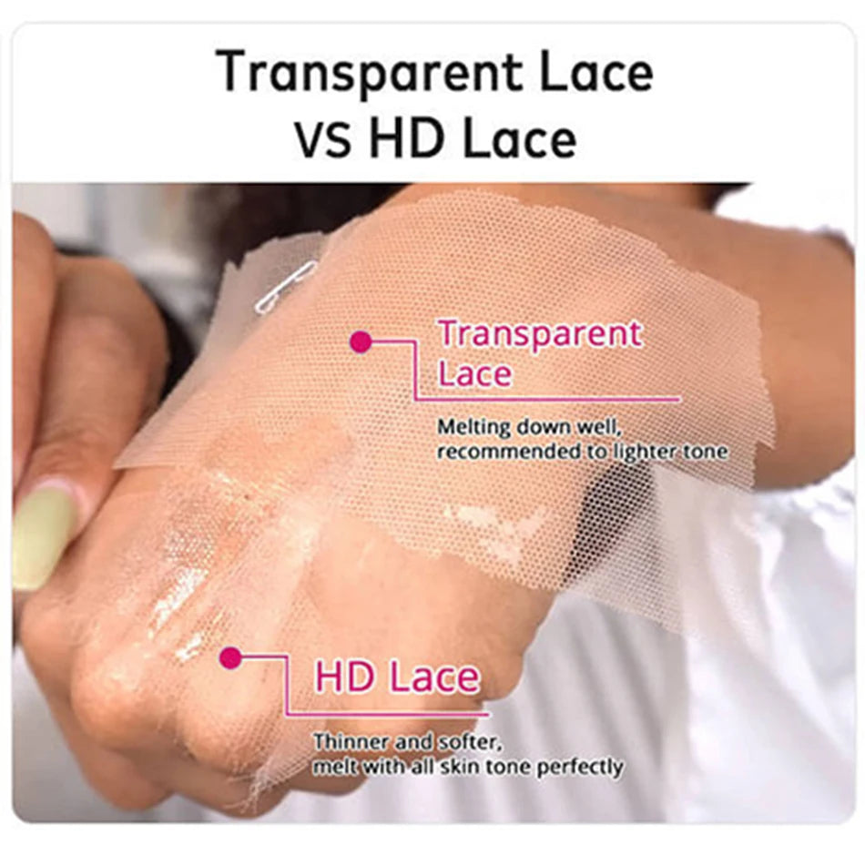 HD Lace Front Echthaarperücken Glatt 13x4 13x6 Transparente Lace Frontal Echthaarperücken Vorgezupft HD Lace Perücken für Frauen
