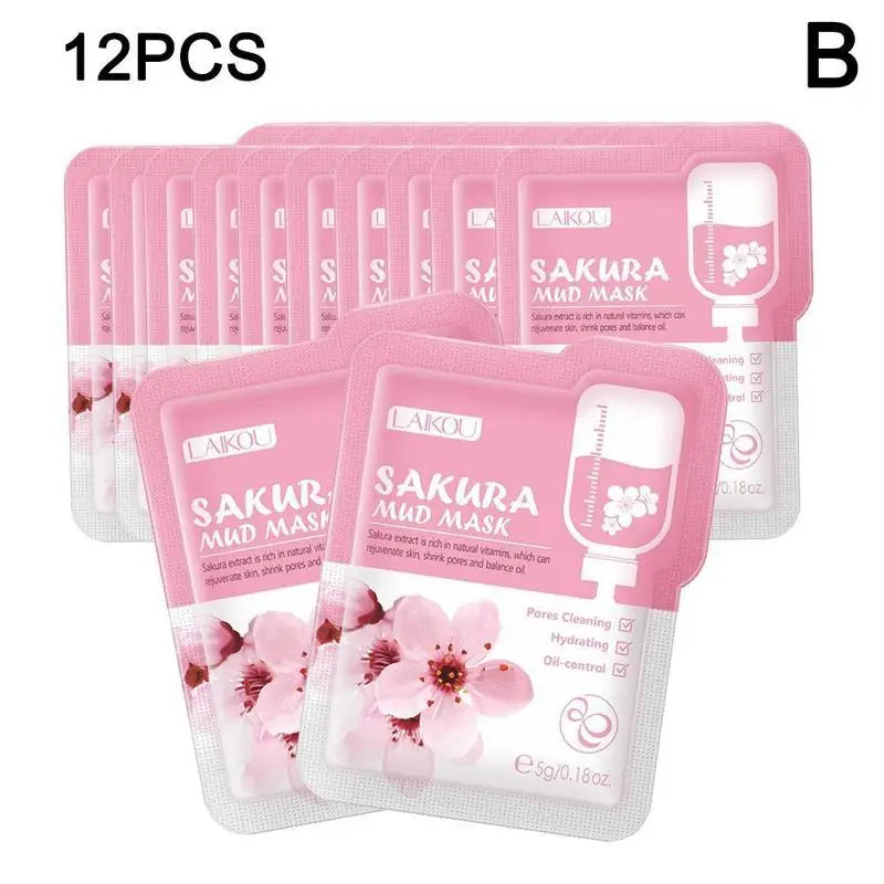 1/5/10 masques faciaux au bio-collagène resserre les pores hydratant en profondeur masque de nuit hydratant rafraîchissant éclaircissant pour les soins de la peau du visage