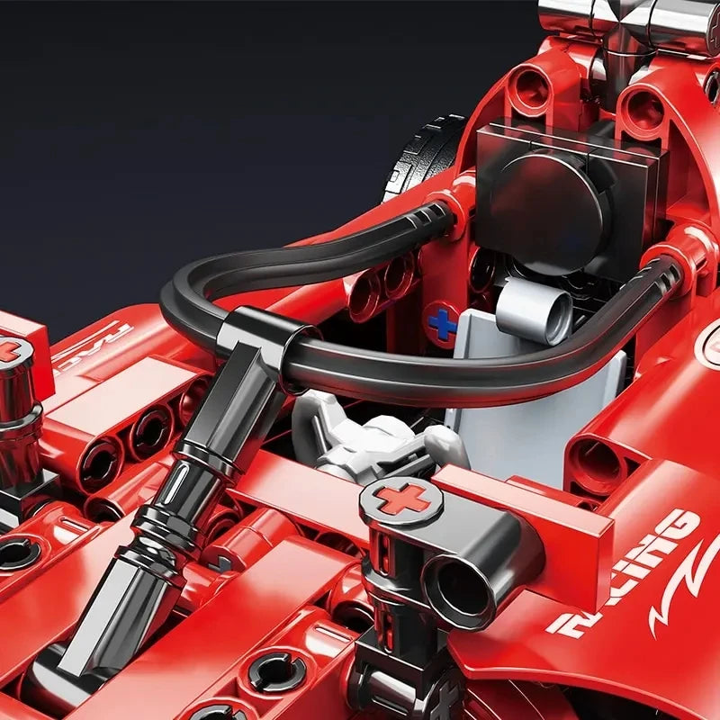 2025 Technical NEW F1 Racing Car Building Blocks Set MOC Model Kit DIY Assembly Bricks Creative Educational Toys For Children - Shoppiline