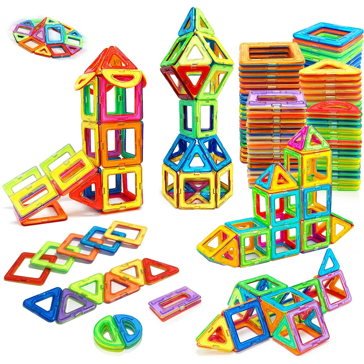 Magnetic Building Blocks Construction Sets Toy For Kids DIY Toys STEM Learning Educational Magnet Toys Birthday Gift
