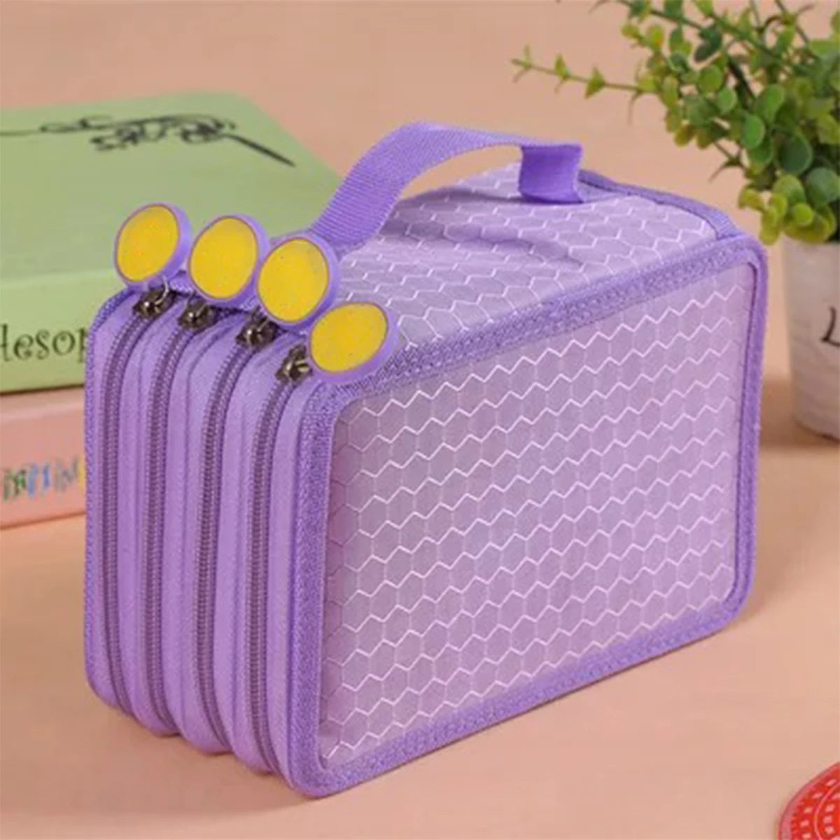 72 Holes Four layers Pencil Case Large Capacity Kawaii Pen Storage Bag Korean Stationery Back to School Office Supplies - Shoppiline