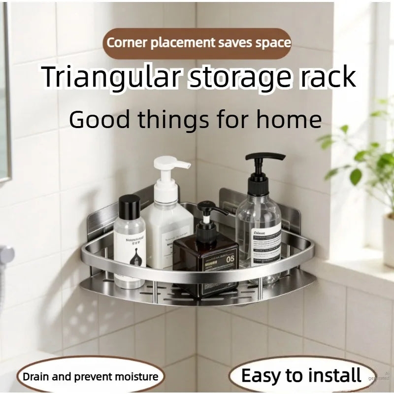 Holder for The Bathroom Bathroom Toilet Paper Holder Shelf Without Drilling Home Restroom Accessories Storage