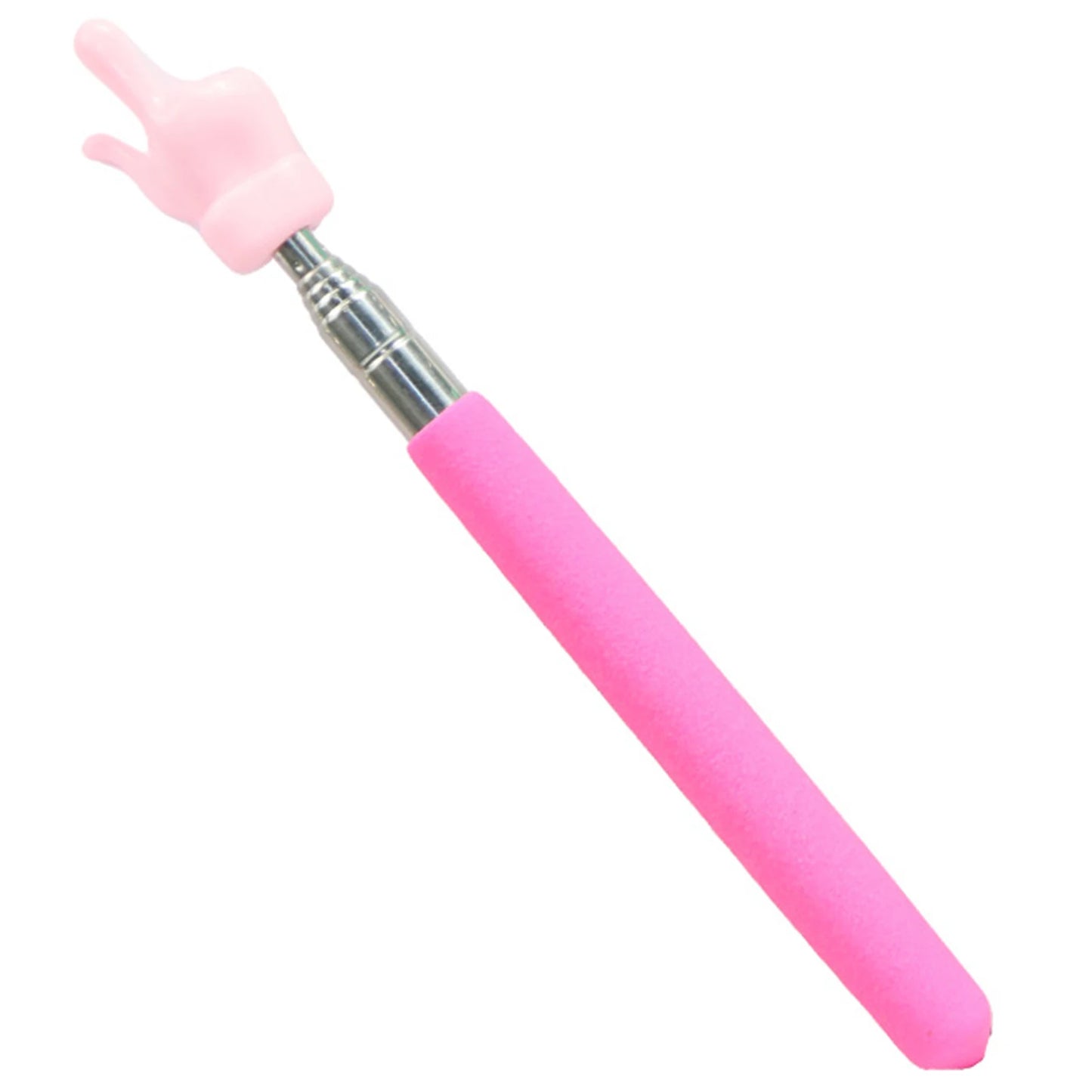 Etractable Teaching Stick Finger Design Whiteboard Pointer Handheld Presenter Finger Reading Stick Telescopic Rod Teaching Tool