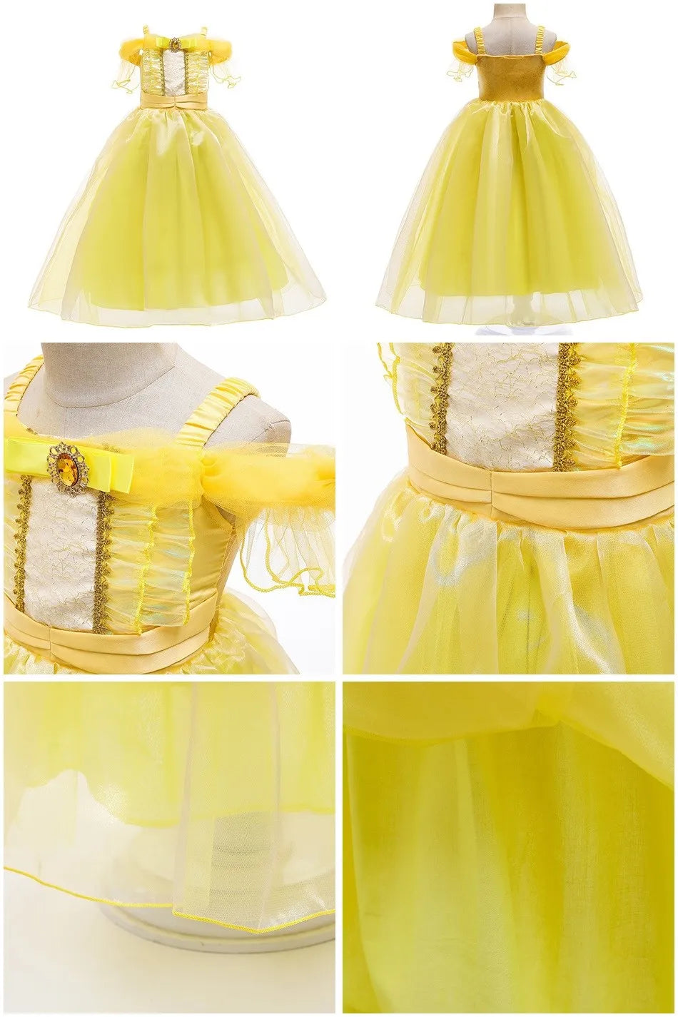Kids Cinderella Costume Princess Dress for Girls Children Rapunzel Snow White Belle Jasmine Elsa Aurora Cosplay Carnival Dresses