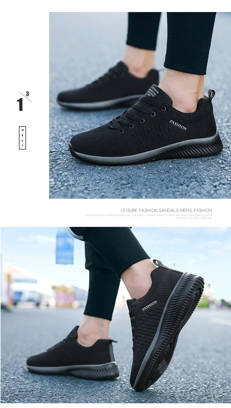 2026 Men Running Walking Knit Shoe Casual Sneakers Breathable Sports Running Athletic Gym Lightweight Outdoor Women Shoes Size