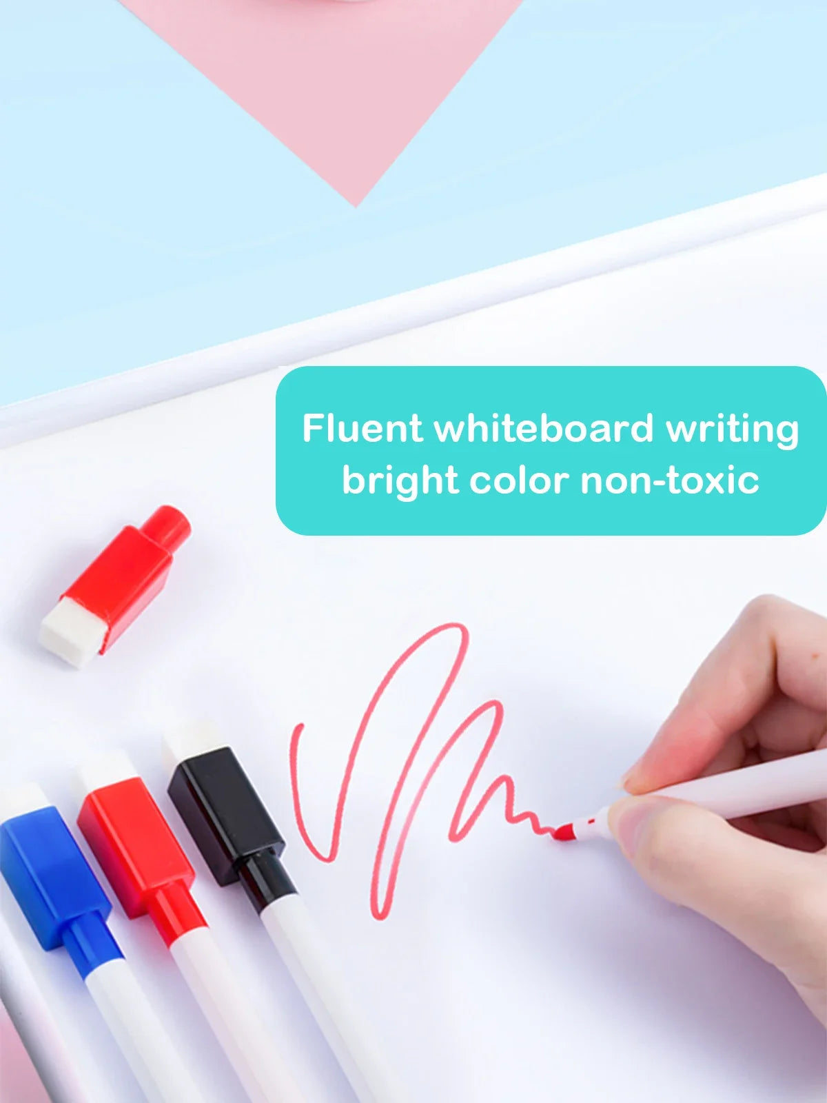Magnetic Erasable Whiteboard Pen Color Options Blackboard Note Numbering Stationery Office Teaching Supplies for Classroom Use