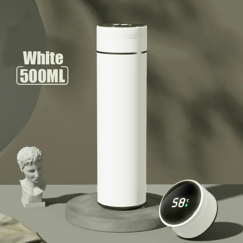 500ML Temperature Display Thermos Cup Stainless Steel Divided Thermos Bottle Outdoor Vacuum Insulated Cup Father's Day Gift - Shoppiline