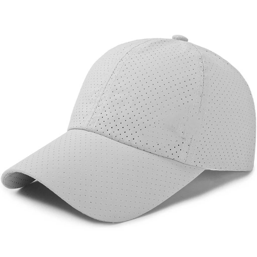 Hat Men Spring Summer Solid Color Mesh Cap Baseball Cap Women Autumn Korean Edition Sunscreen Hat Mesh Breathable Peaked Cap New