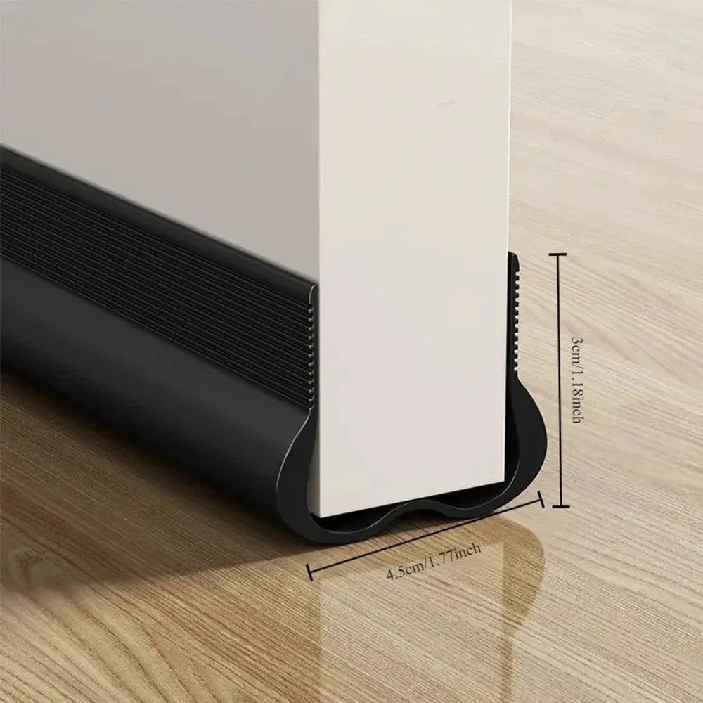 PVC Flexible Door Bottom Sealing Strip Under Door Draft Stopper Sealing Strip OundProof Gasket Weatherstrip Window Draft Guard - Shoppiline