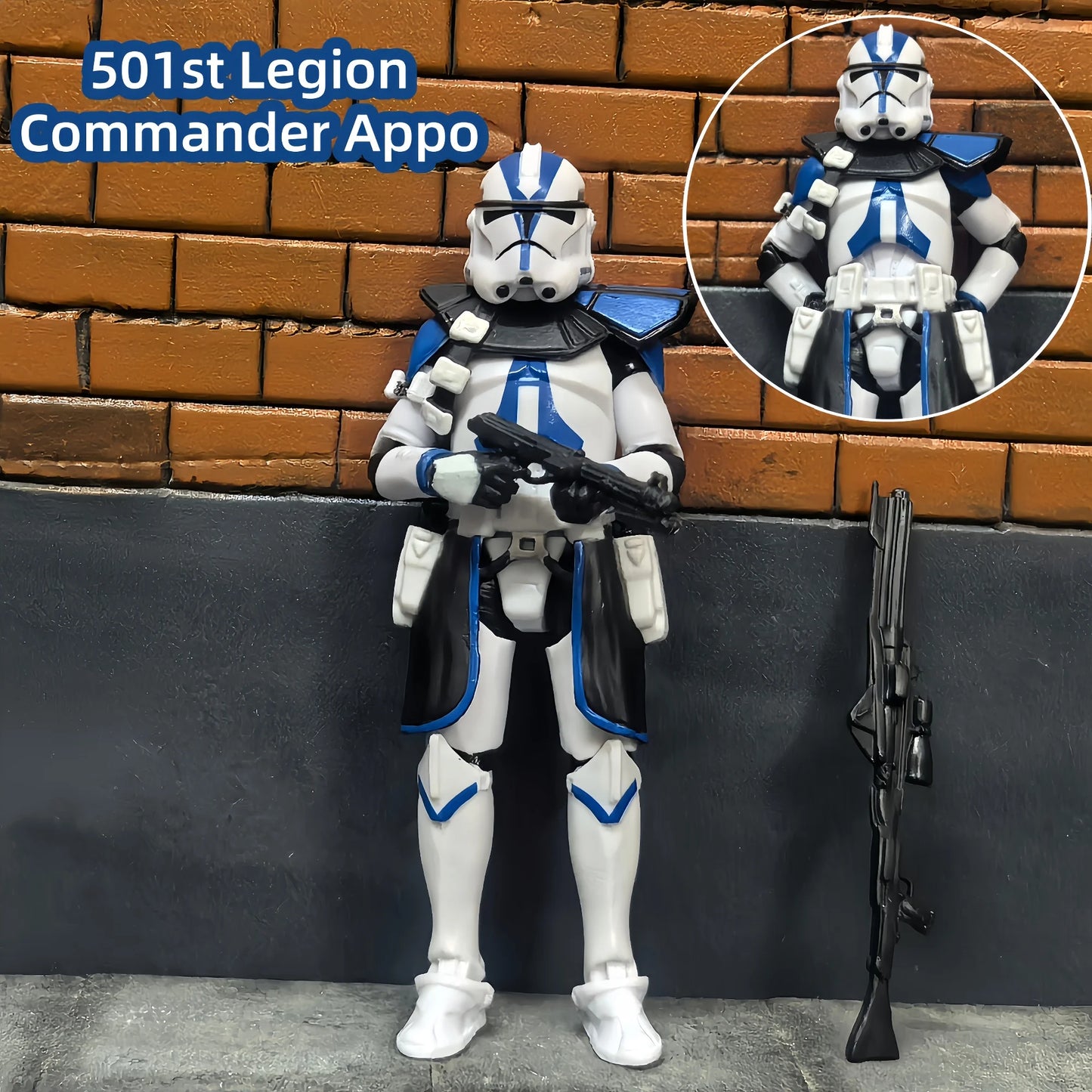 Star Wars 3.75 Inch Trooper 1/18 501st Legion Action Figure Hardcase REX Anakin Dogma Tup Toys Model Loose - Shoppiline
