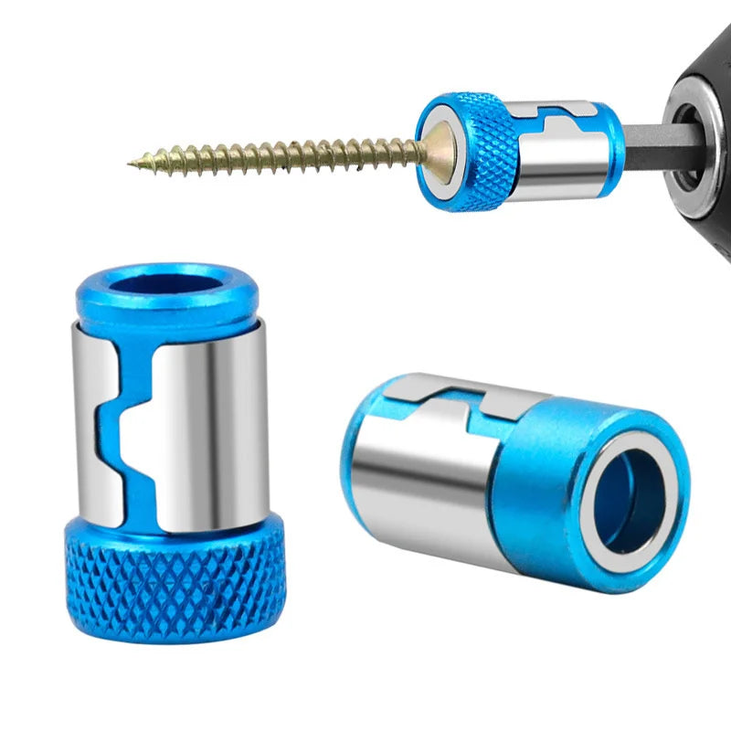Clearance_Magnetic Ring Cross Phillips Screwdriver Bit Holder 6.35mm 1/4 Universal Alloy Anti-corrosion Strong Magnetizer Power