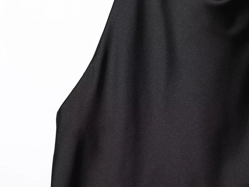 MUJER 2026 Halter Tops for Women Black Satin Backless Top Female Pink Summer Beach Top Woman off Shoulder Camisole Top Women