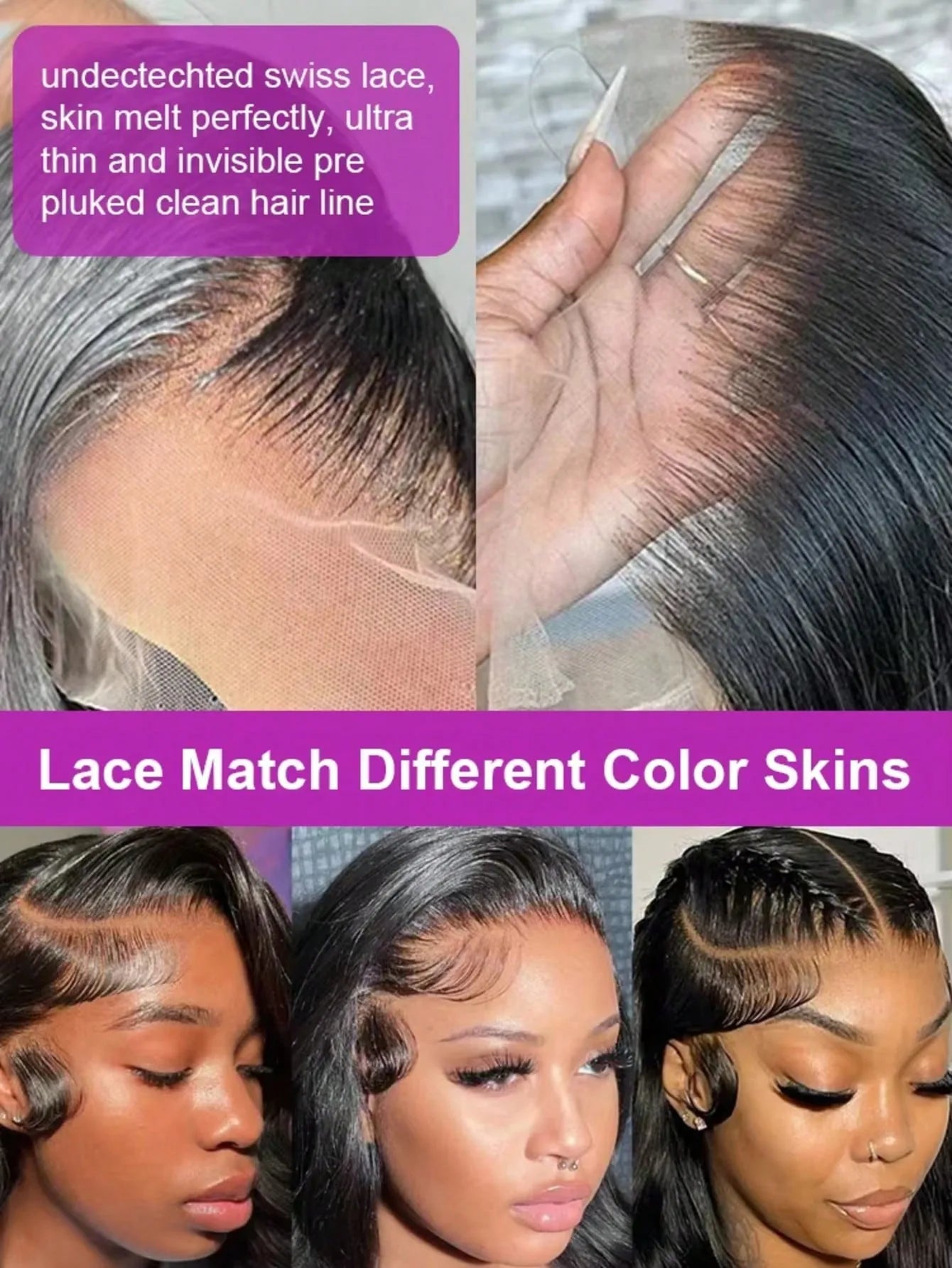 40 42Inch Raw Peruvian Body Wave 250% Density  Wigs Human Hair  13x4 HD Lace Front Wigs Human Hair For Women Natural Black