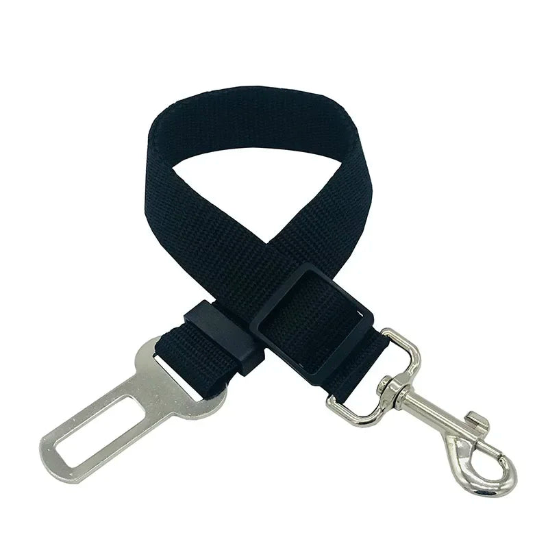 Adjustable Pet Dog Cat Car Seat Belt for Dogs Harness Leash Travel Clip French Bulldog Dog Collar Connector Accessories Supplies