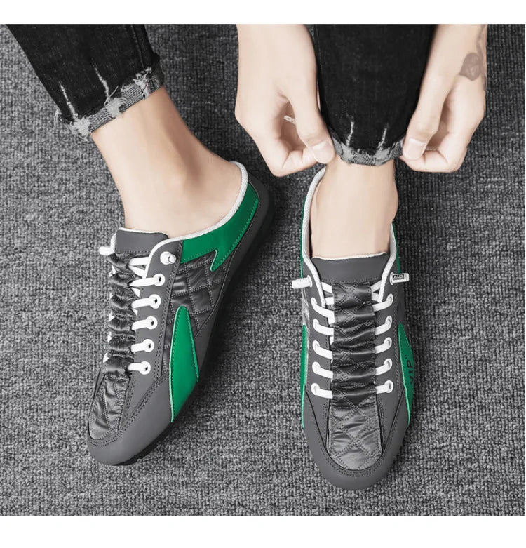 2025 Summer Slippers for Men Trendy Men's Flat Bottom Casual Shoes Soft Sole Support Shoes Men's Sneakers Zapatos De Hombre - Shoppiline