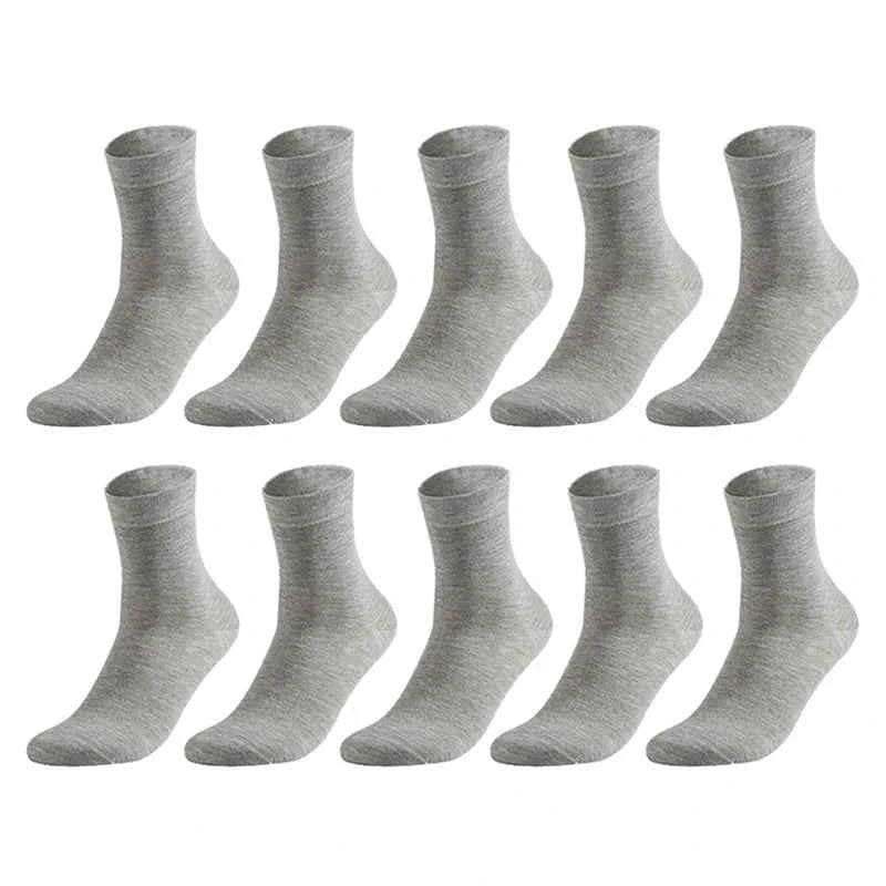 10 Pairs Men's Cotton Socks New Style Black Business Men Socks Soft Breathable Summer Winter for Male Socks Plus Size 38-47